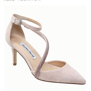 Charles David Adorn Purple Suede Pumps